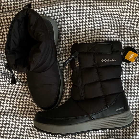 Columbia Womens Paninaro Black, Snow Boots Size 7.5 Medium (B, M) FITS LIKE a 7! - Picture 5 of 8